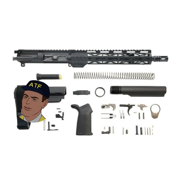 10.5″ Railed Upper Build Kit with USB - Ghost Guns
