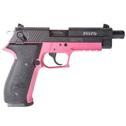 American Tactical Firefly 22 Long Rifle Threaded Barrel 4.9in Black Pistol - 10+1 Rounds